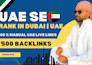 create 500 high da uae backlinks manually